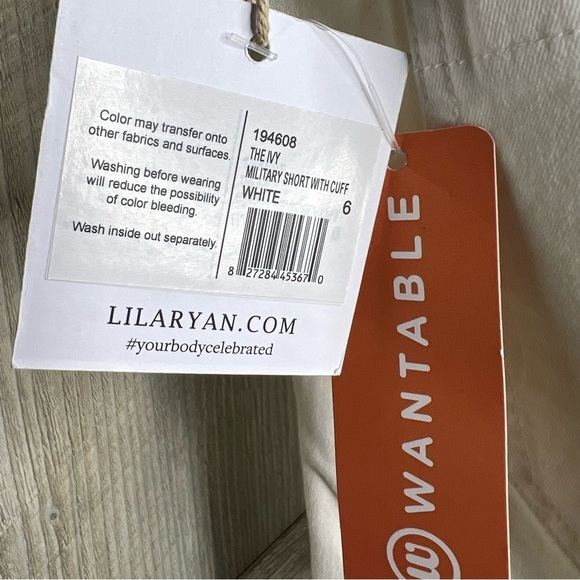 Lila Ryan The Ivy Military Shorts White - Picture 4 of 6